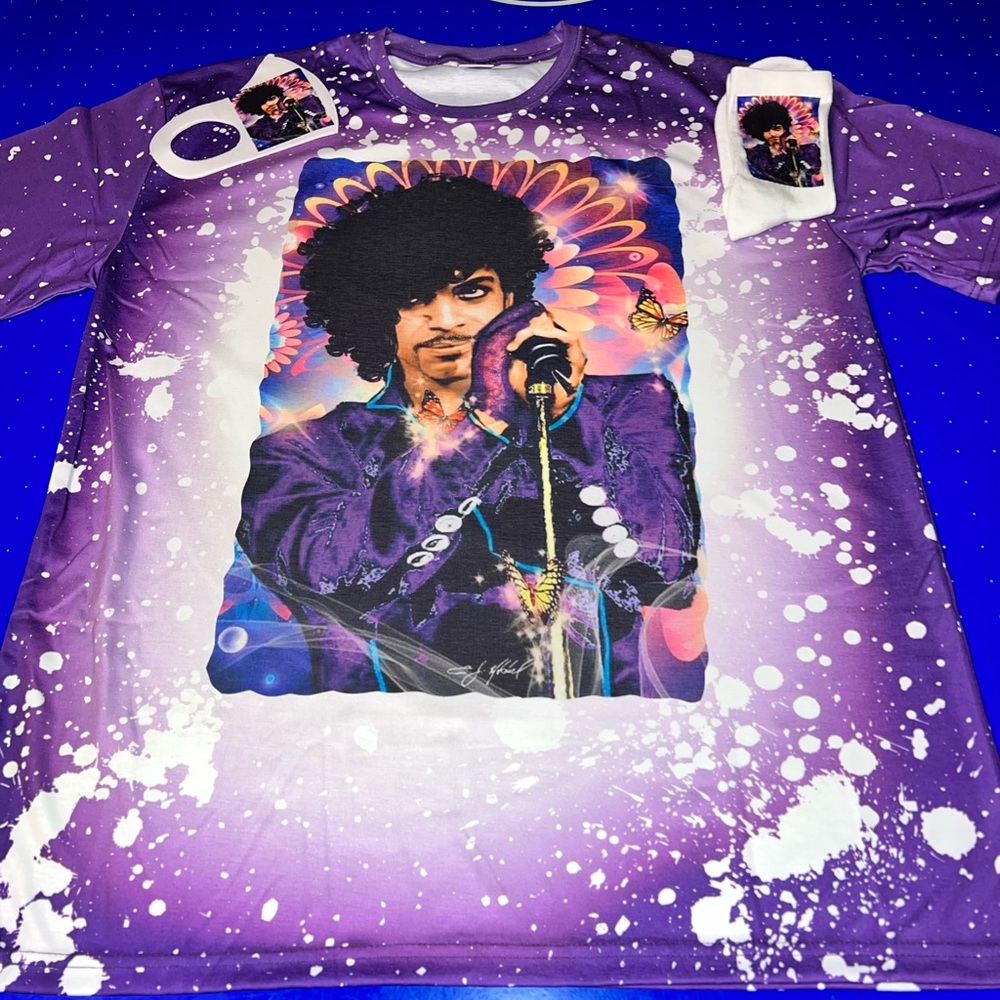 Prince shirt socks and mask